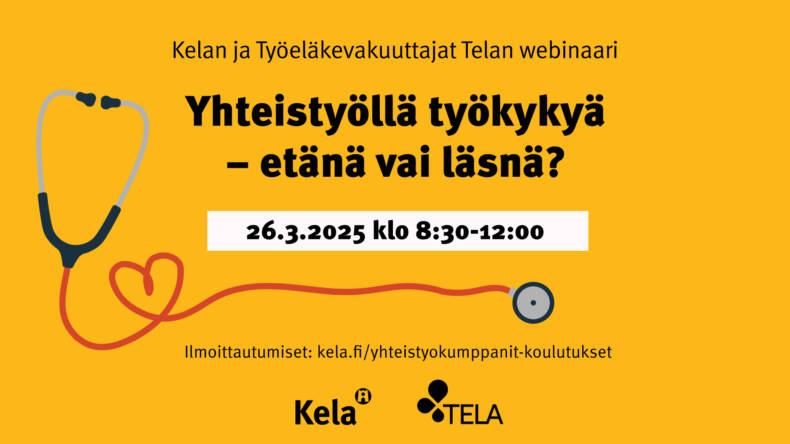 Yhteistyöllä työkykyä - etänä vai läsnä? Webinaari 26.3.2025 klo 8.30-12